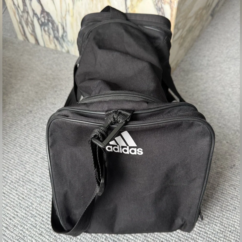 Adidas Gym Bag Black Duffle Bag Shoulder 19